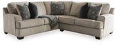 Bay Furniture Gallery - Ashley Furniture - Bovarian Sectional - LAF 4-Piece Sectional / Stone - 56103S6